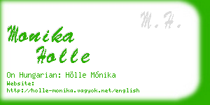 monika holle business card